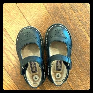 Navy blue lamour toddler shoes